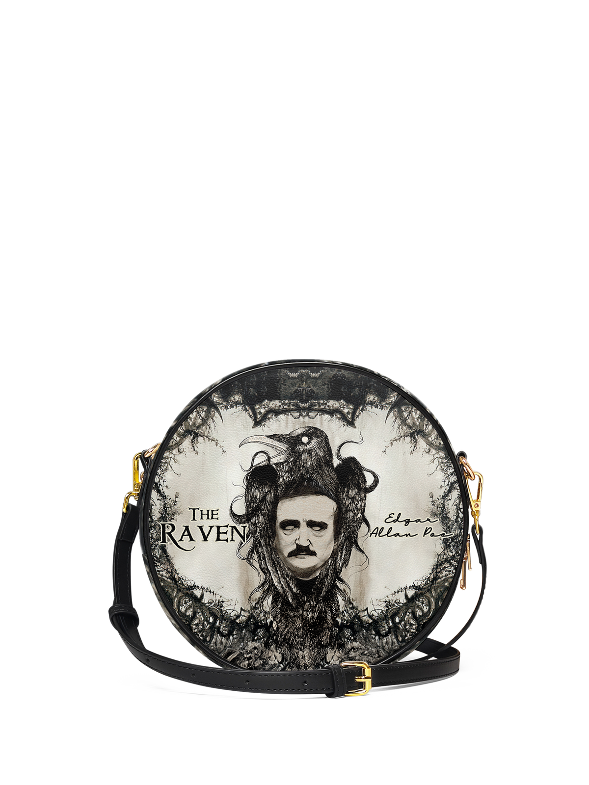 "The Raven" Circle Crossbody Bag