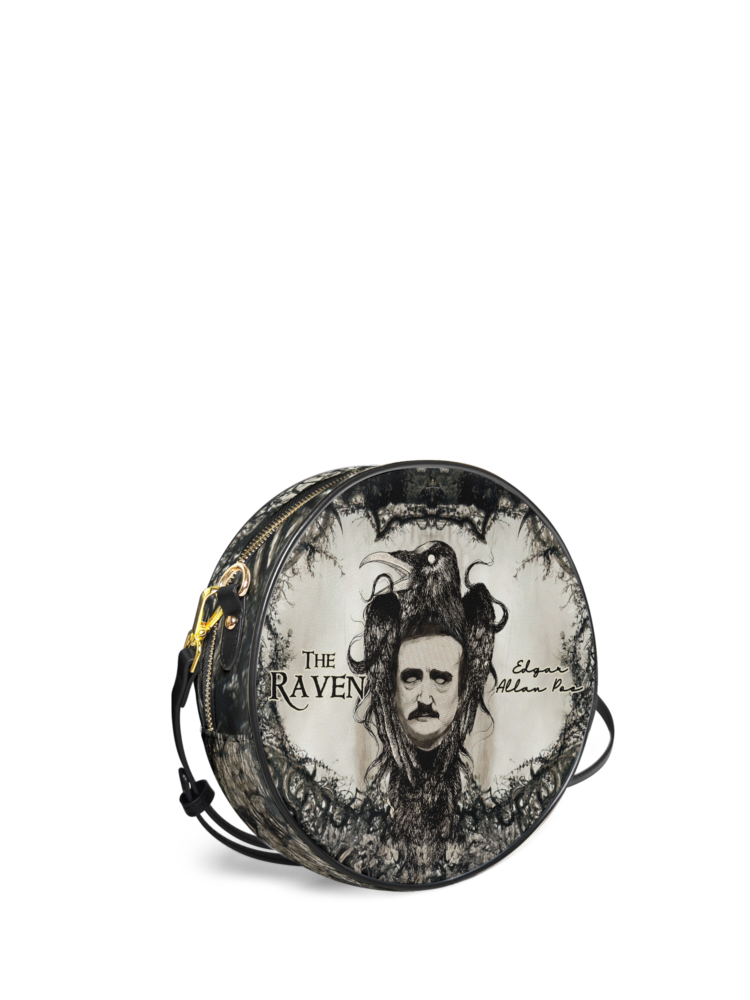 "The Raven" Circle Crossbody Bag