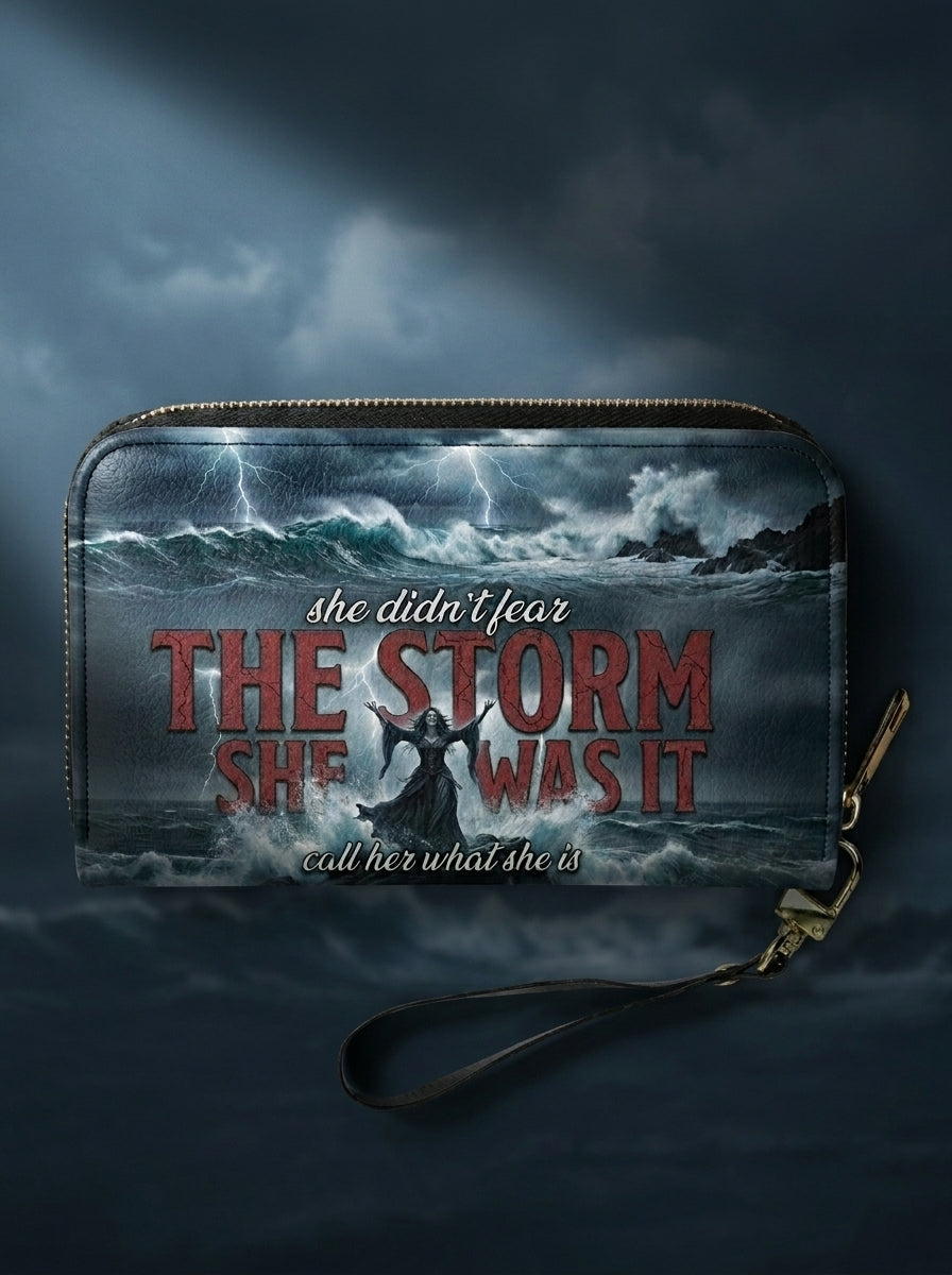 "She Was The Storm" Tempest Long Wallet