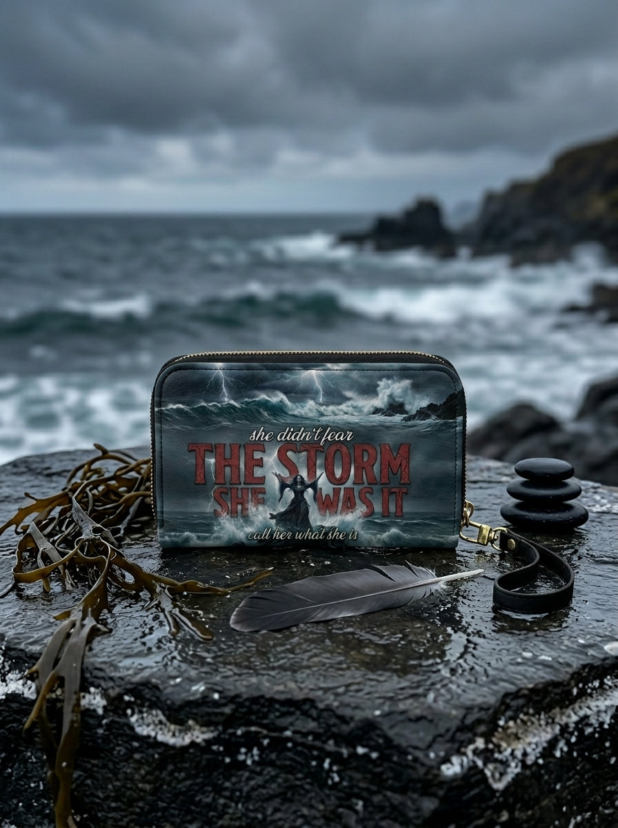 "She Was The Storm" Tempest Long Wallet