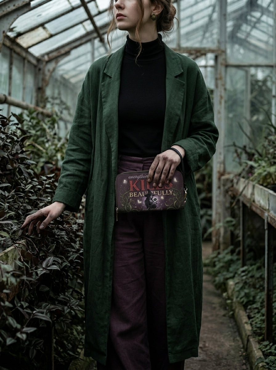 "Kills Beautifully" Witch Garden Long Wallet