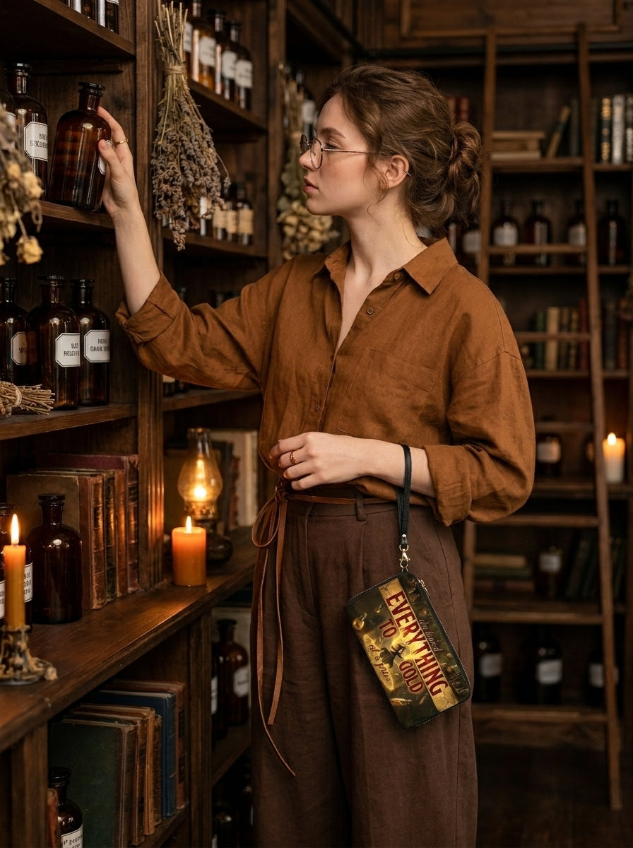 "Everything To Gold (At a Price)" Alchemist Long Wallet