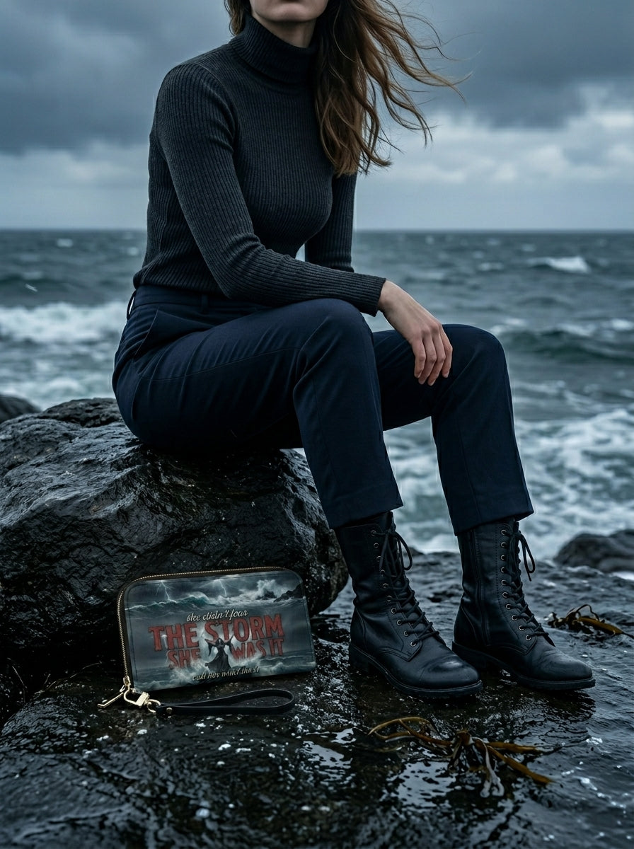 "She Was The Storm" Tempest Long Wallet