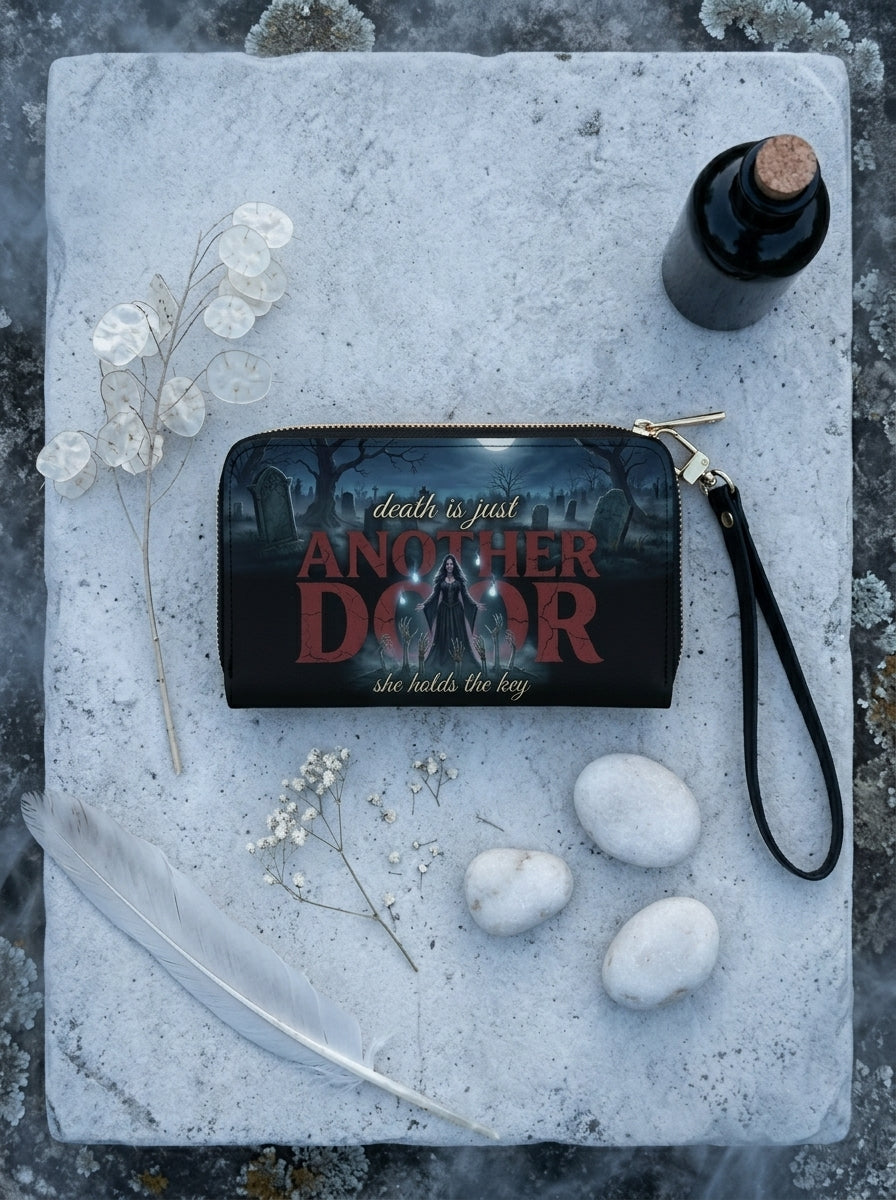 "Death Is Just Another Door" Necromancer Long Wallet