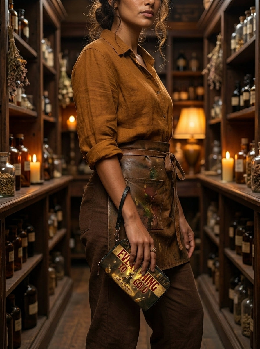 "Everything To Gold (At a Price)" Alchemist Long Wallet