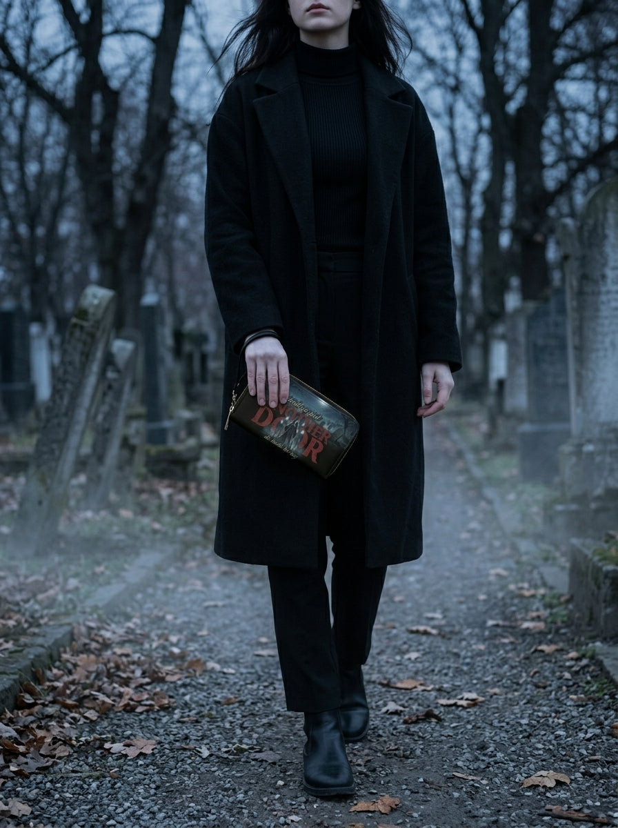 "Death Is Just Another Door" Necromancer Long Wallet