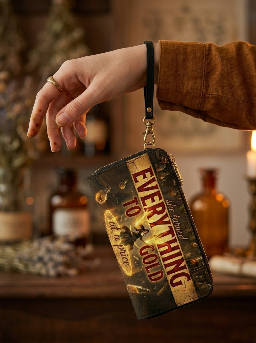 "Everything To Gold (At a Price)" Alchemist Long Wallet