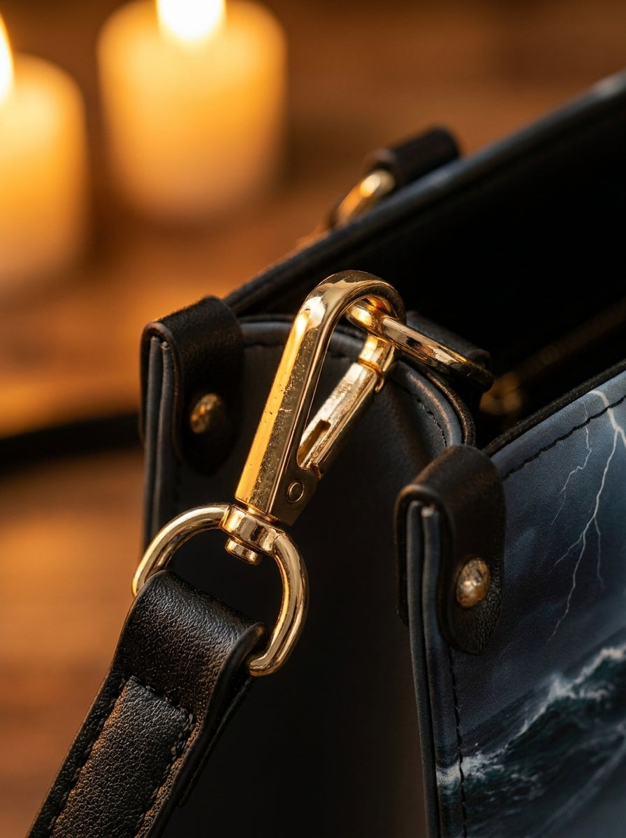 "She Was The Storm" Tempest Leather Handbag