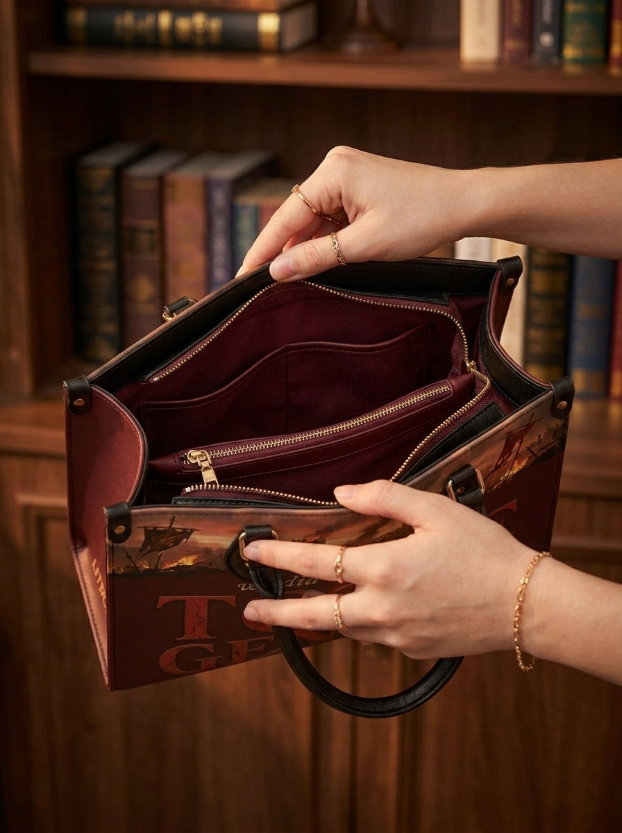 "We Did Not Survive To Be Gentle" Warrior Sisters Leather Handbag