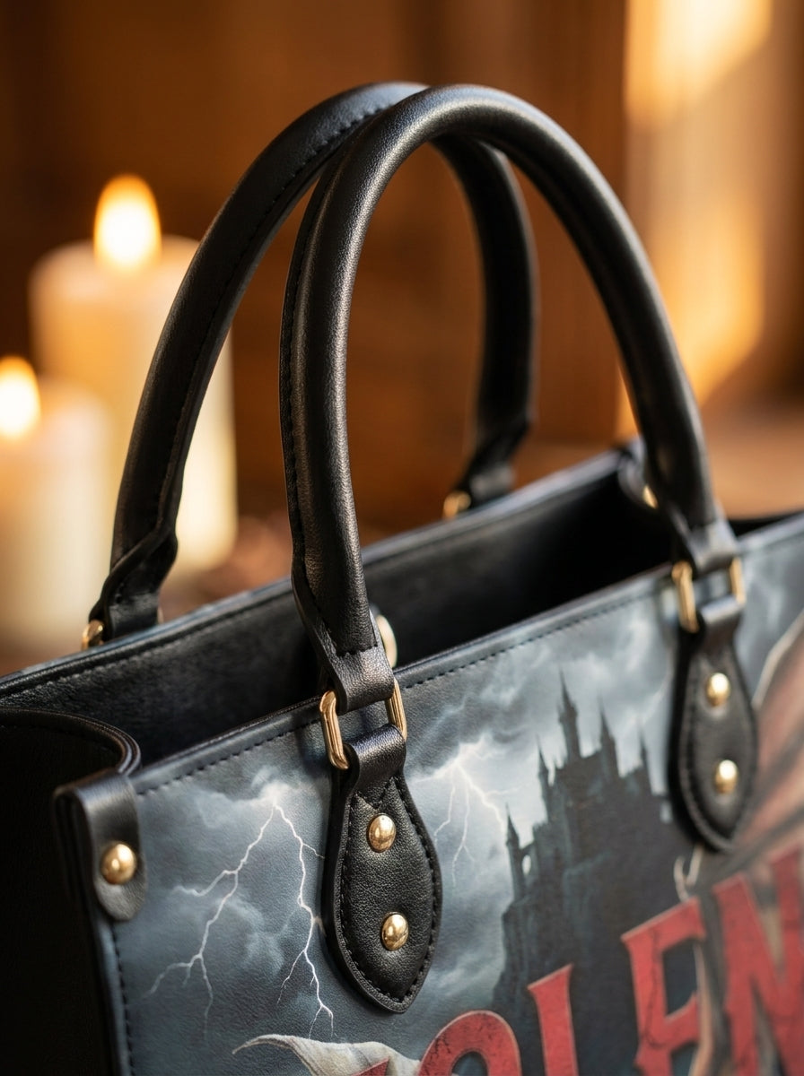 "Violent Little Thing" Dragon Rider Leather Handbag