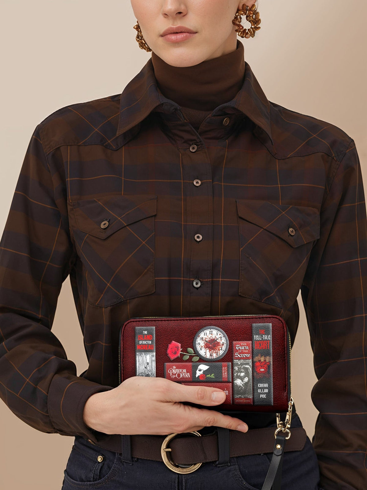 "The Crimson Codex" Wallet