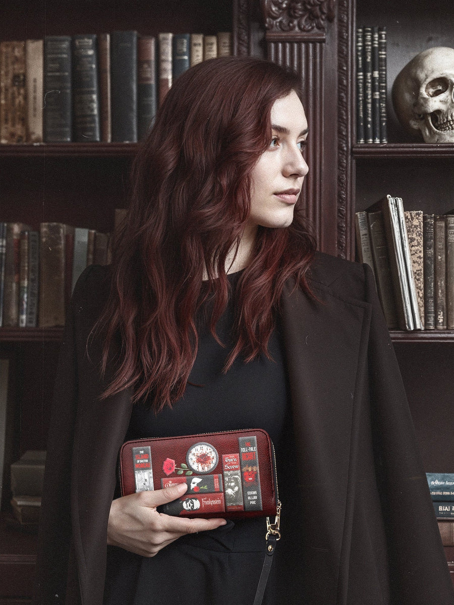 "The Crimson Codex" Wallet