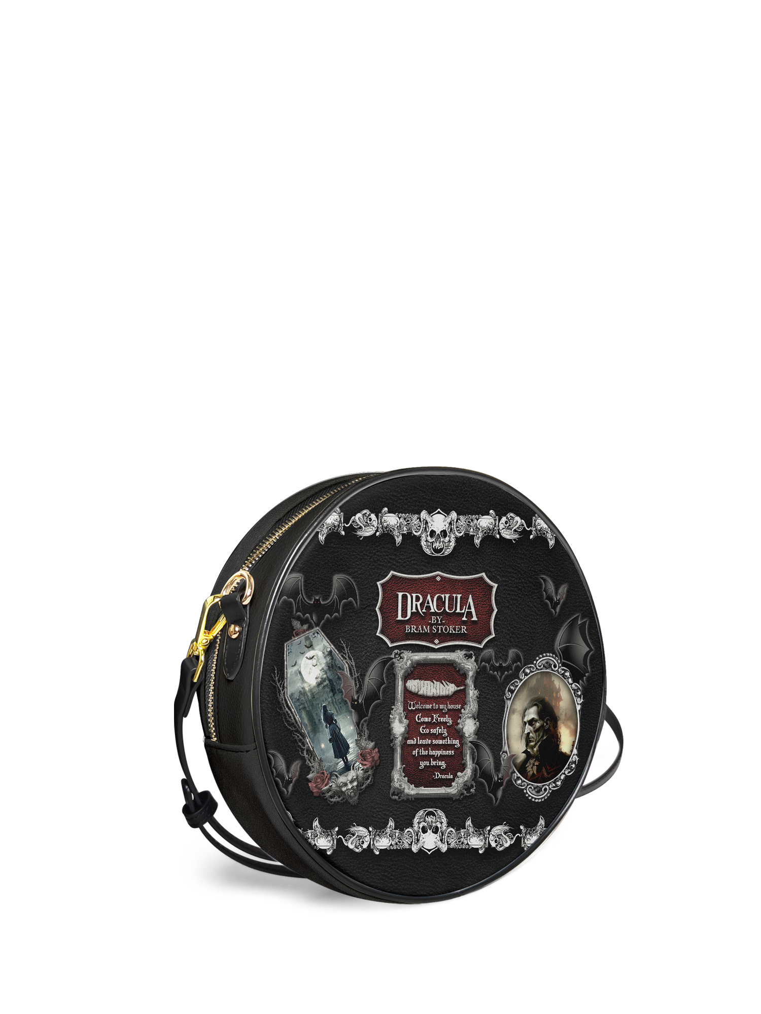 "The Dracula" Circle Crossbody Bag