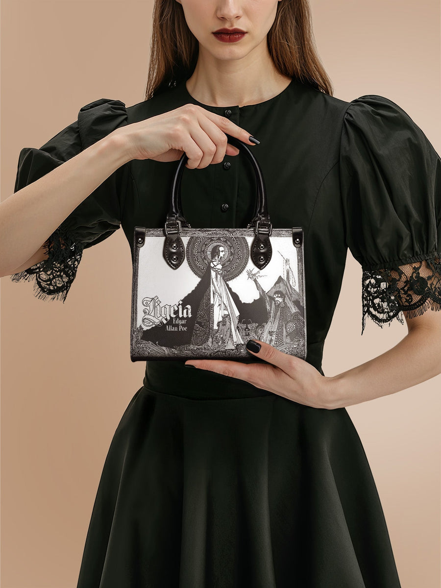 "Ligeia" - Black Interior - Small Leather Handbag