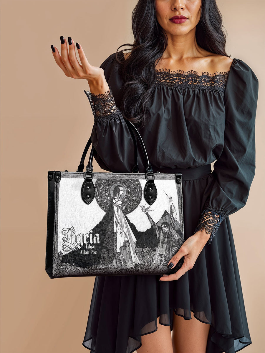 "Ligeia" - Black Interior - Leather Handbag