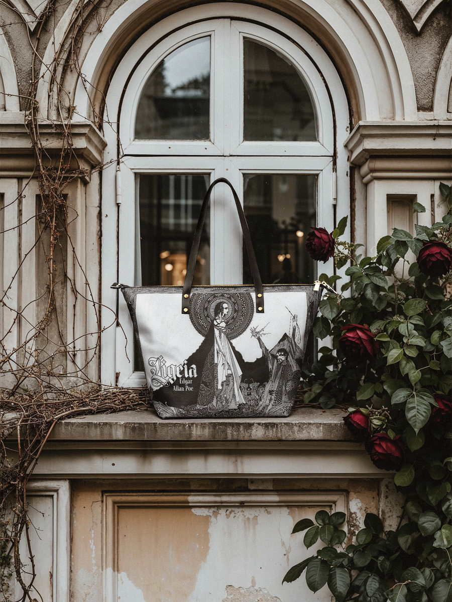 "Ligeia" Leather Tote Bag