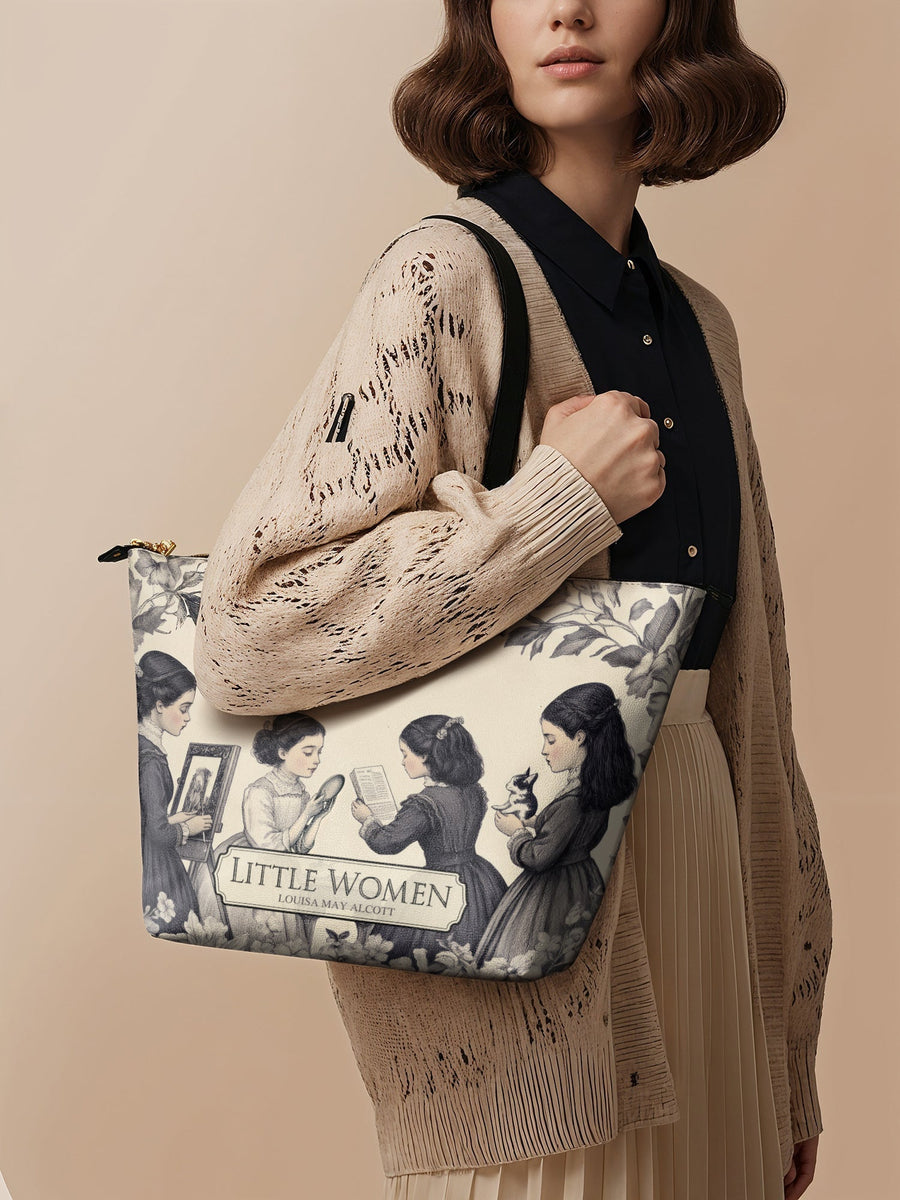 "Little Women" Leather Tote Bag