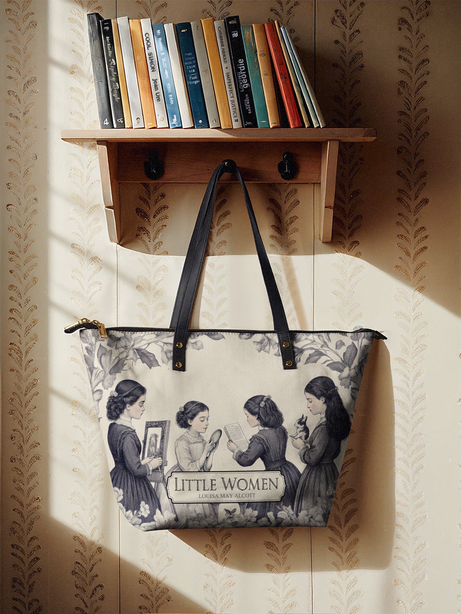 "Little Women" Leather Tote Bag