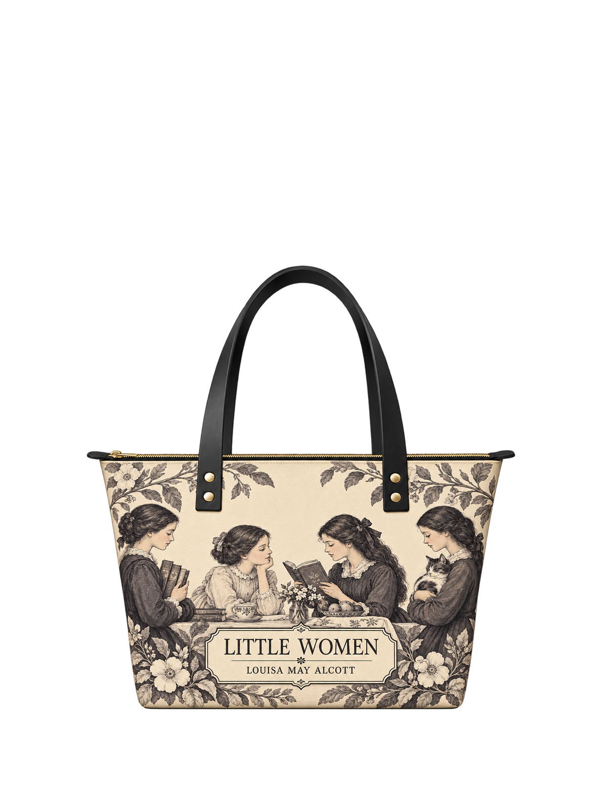 "Little Women" Leather Tote Bag