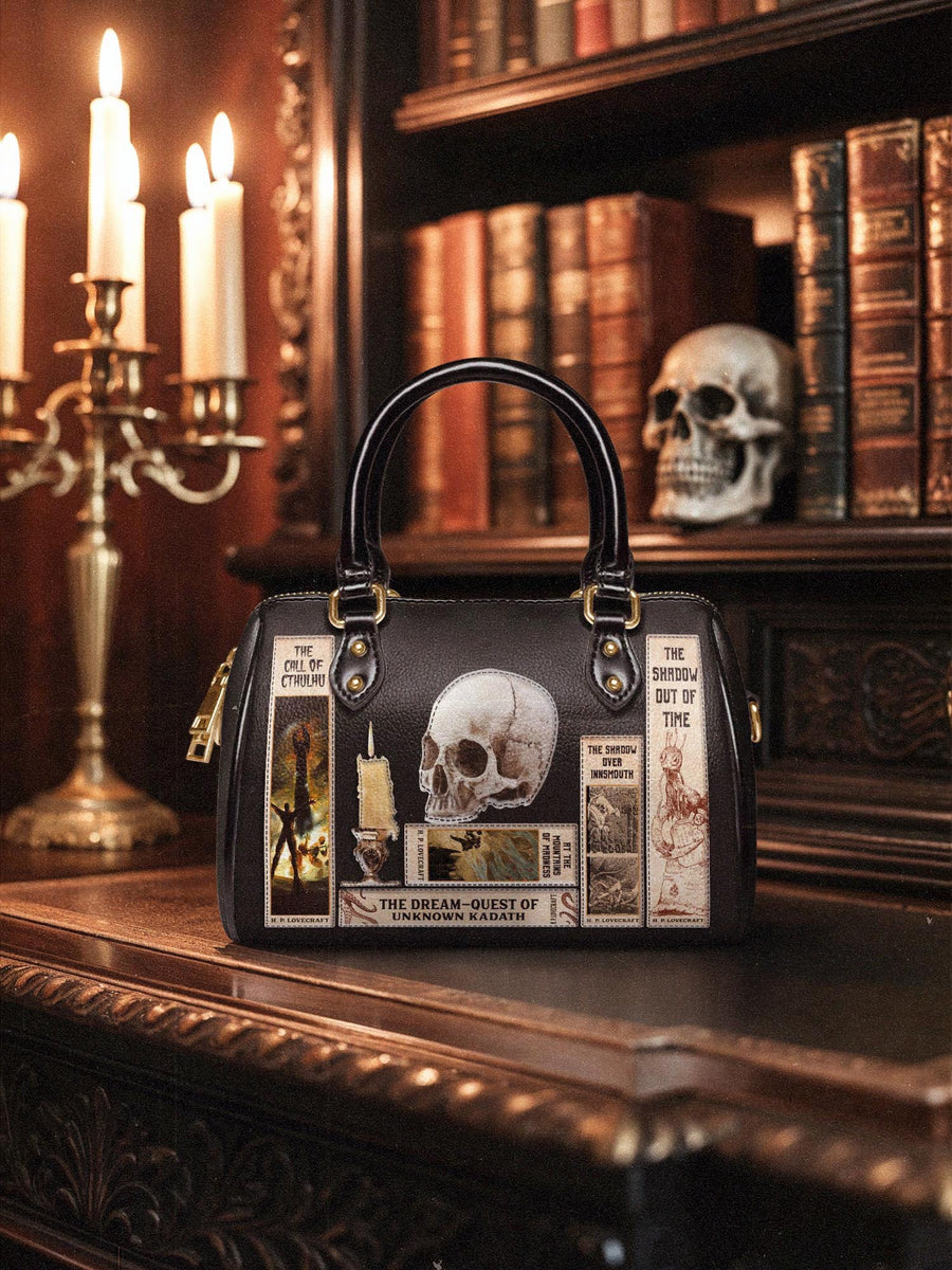 "Lovecraftian" Black Mini Satchel