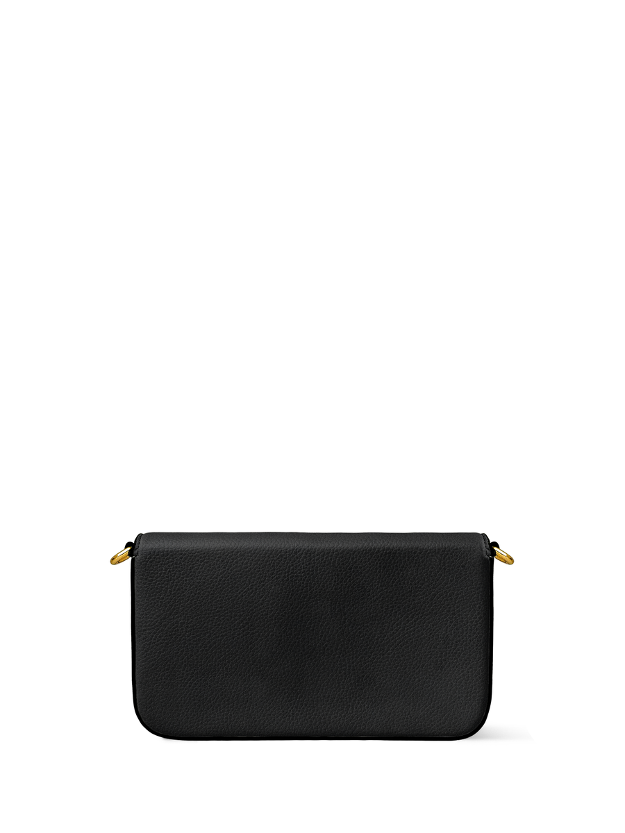 Lovecraftian Black Envelope Chain Crossbody Bag