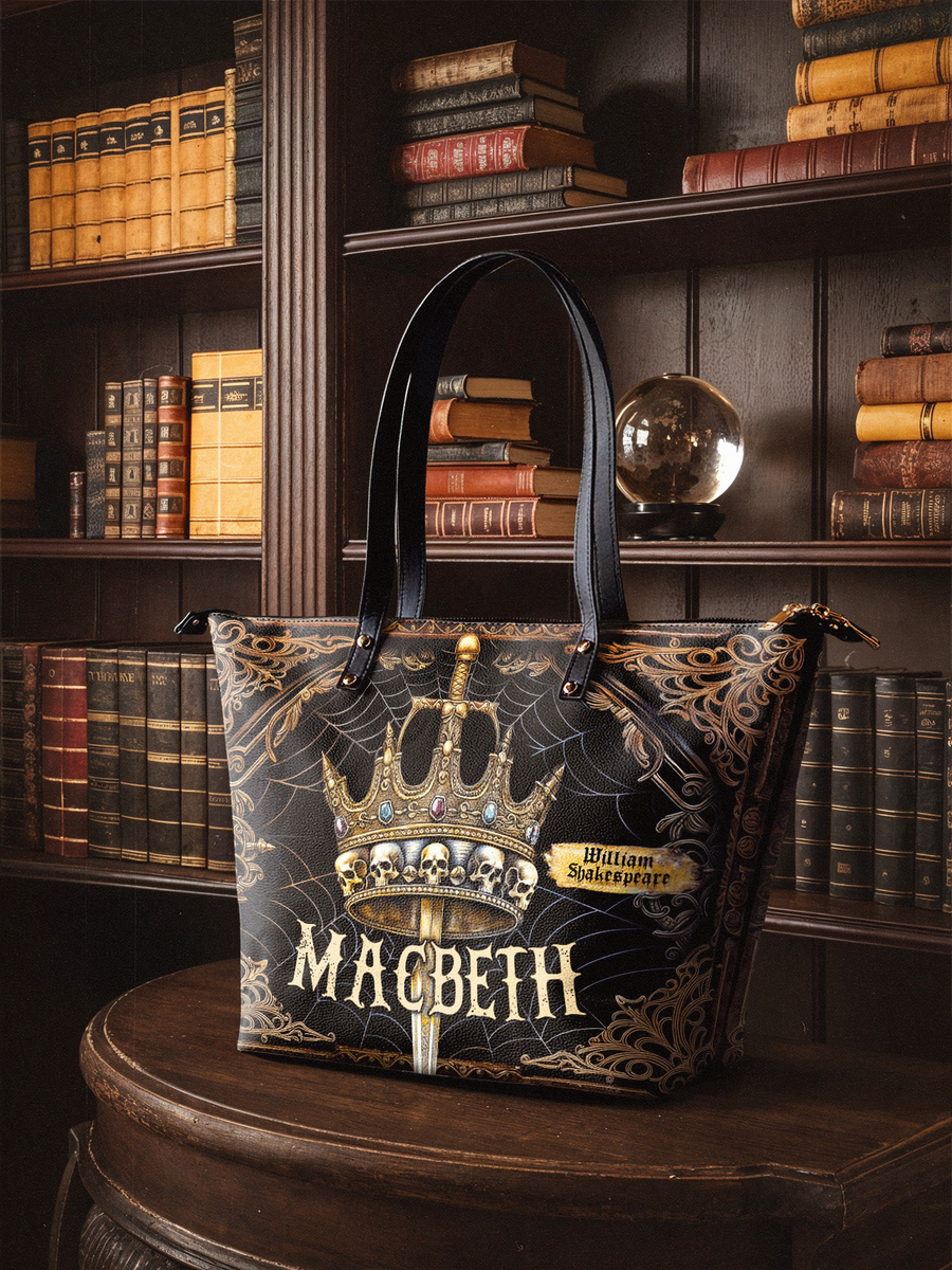 "Macbeth" Leather Tote Bag