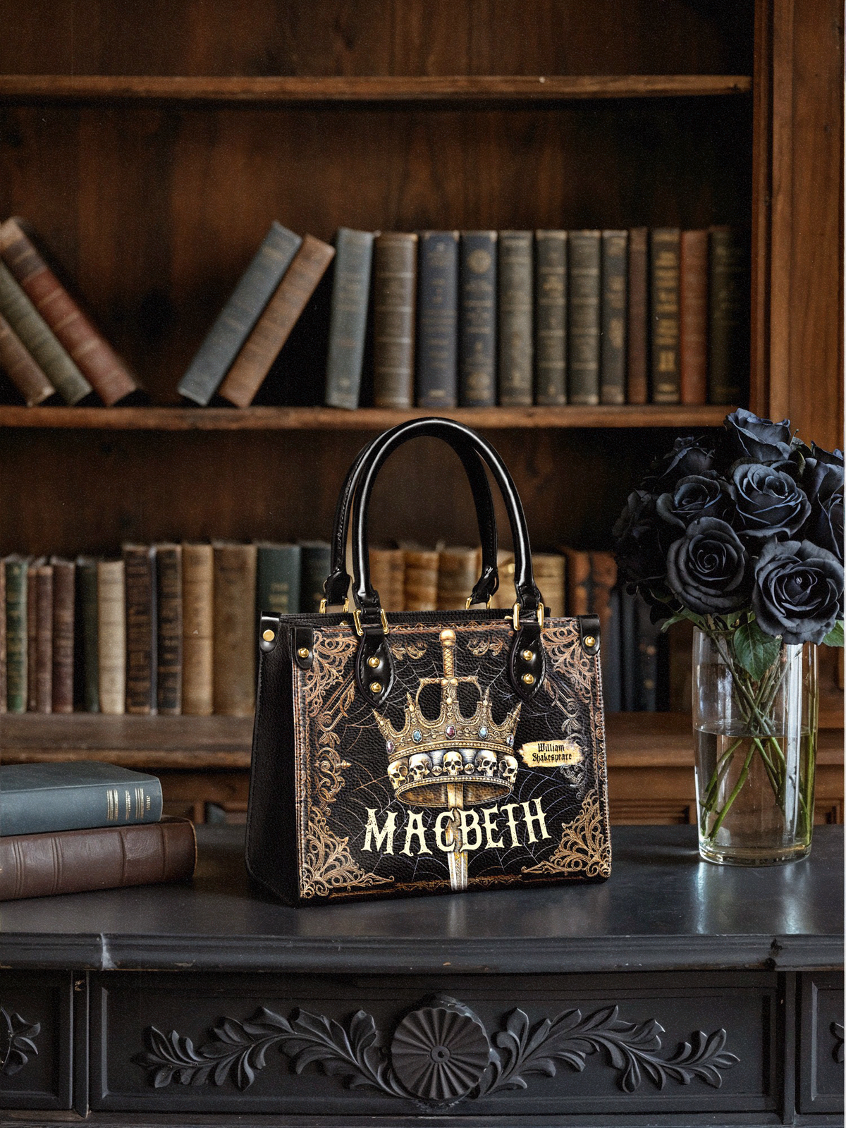 "Macbeth" Small Leather Handbag