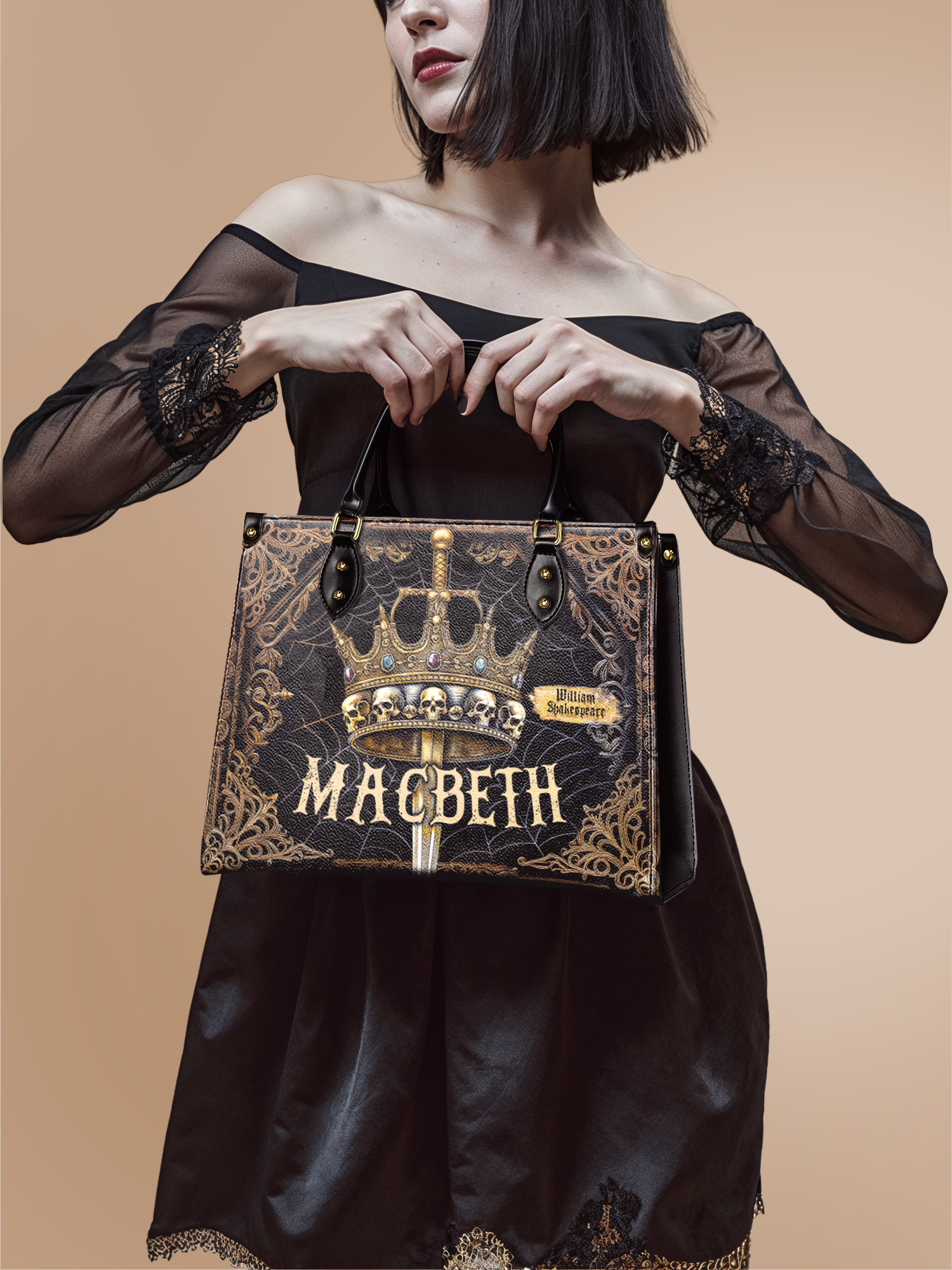 "Macbeth" Leather Handbag