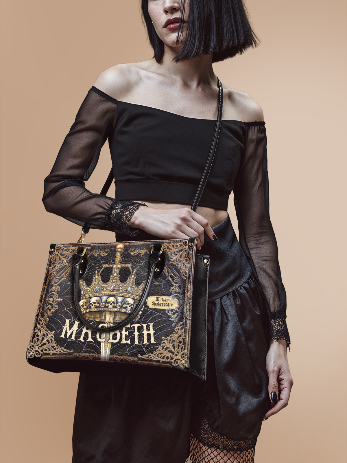 "Macbeth" Leather Handbag
