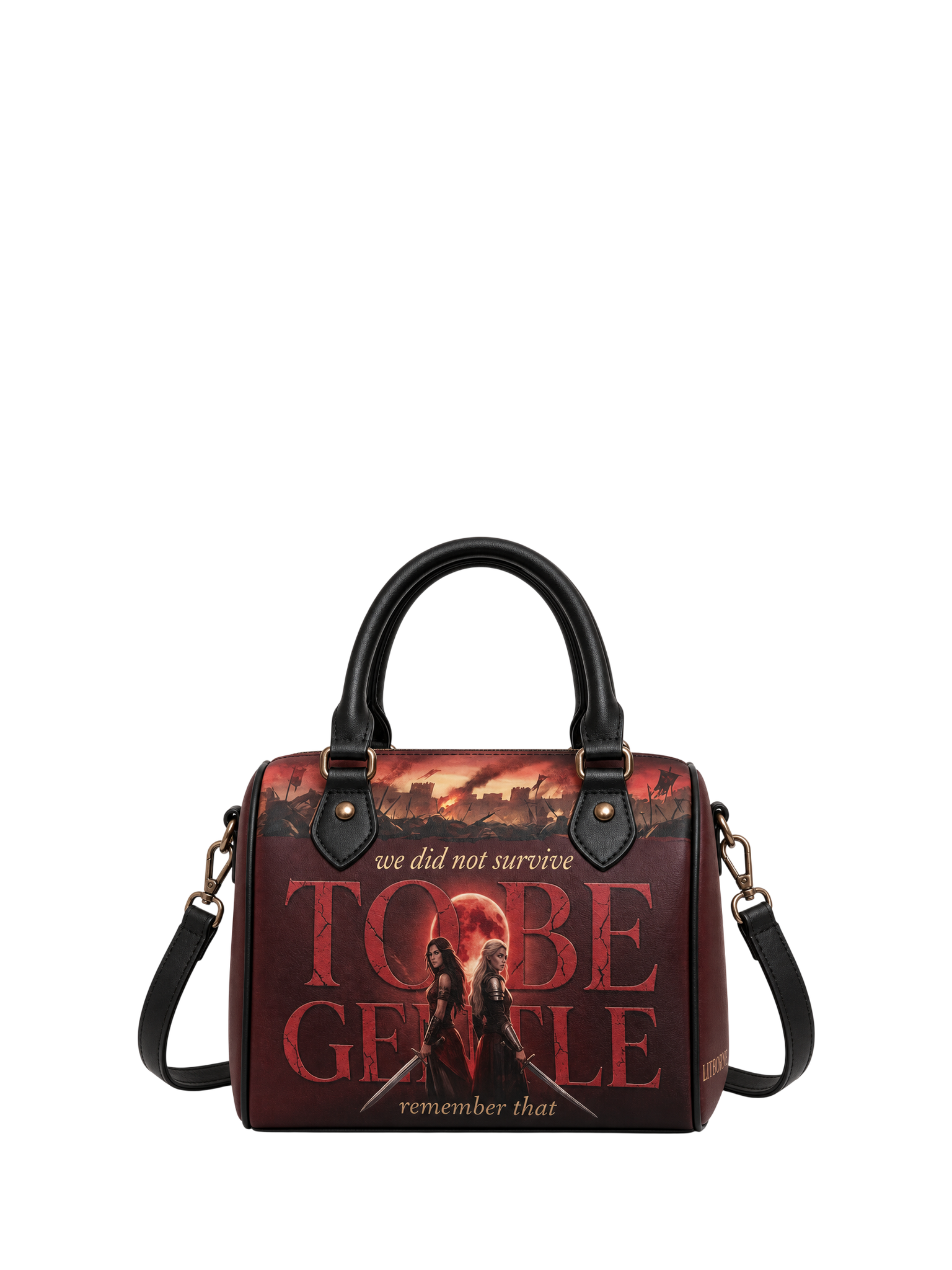 "We Did Not Survive To Be Gentle" Warrior Sisters Mini Satchel