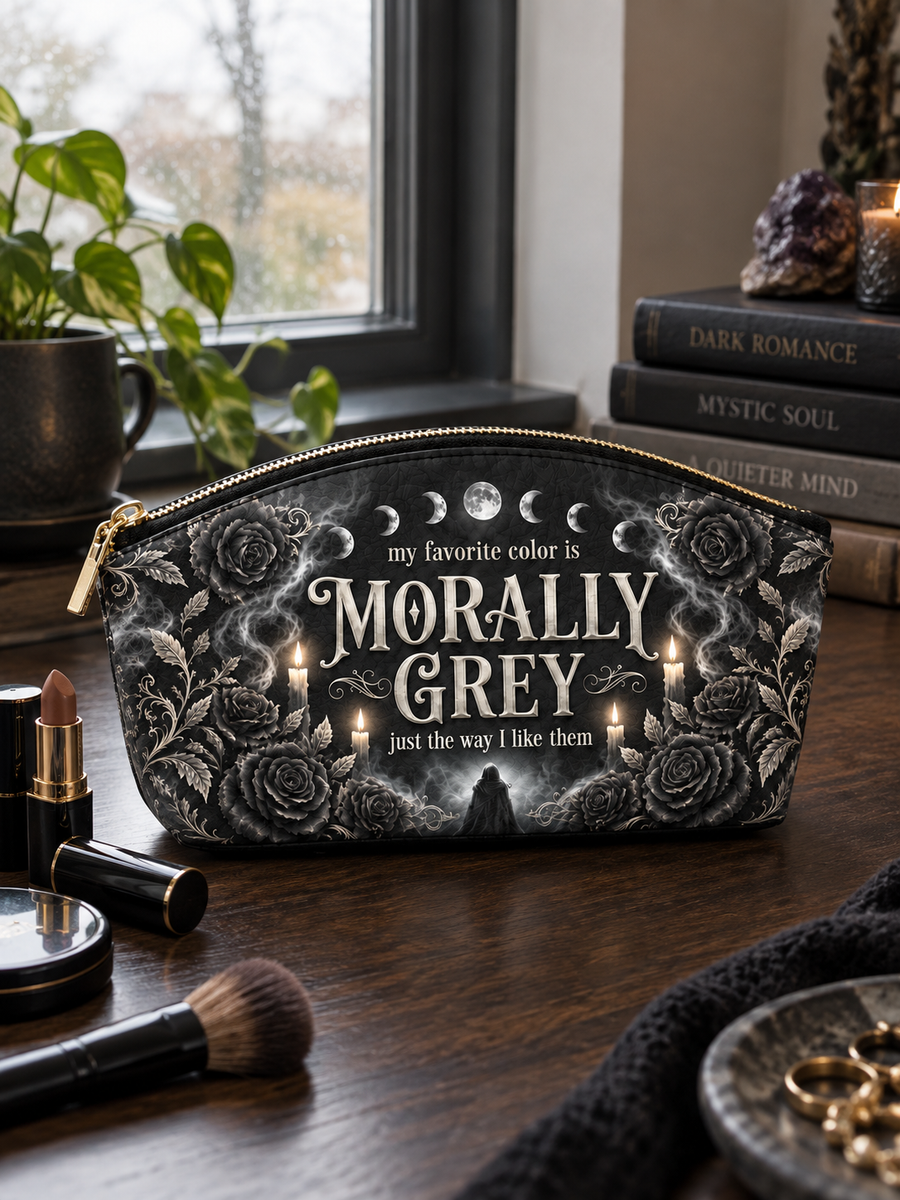 My Favorite Color Is Morally Grey Eclipse Makeup Bag