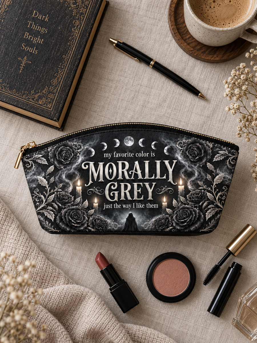 My Favorite Color Is Morally Grey Eclipse Makeup Bag