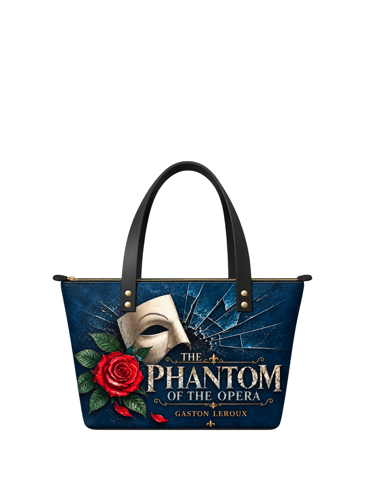 "The Phantom Of The Opera" Leather Tote Bag