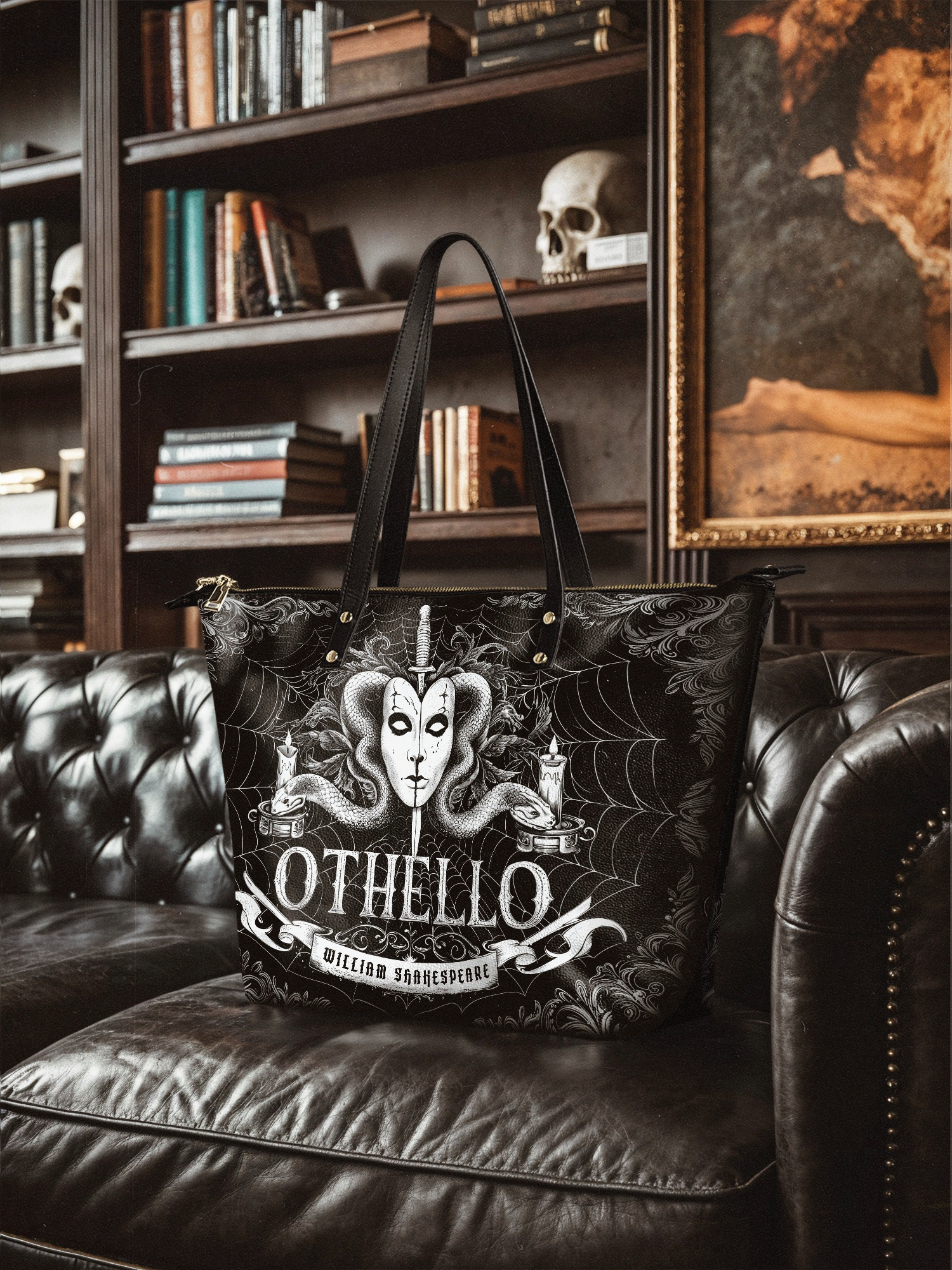 "Othello" Leather Tote Bag