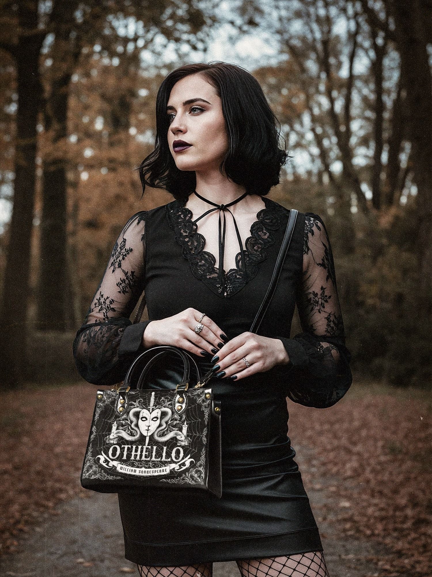 "Othello" Small Leather Handbag