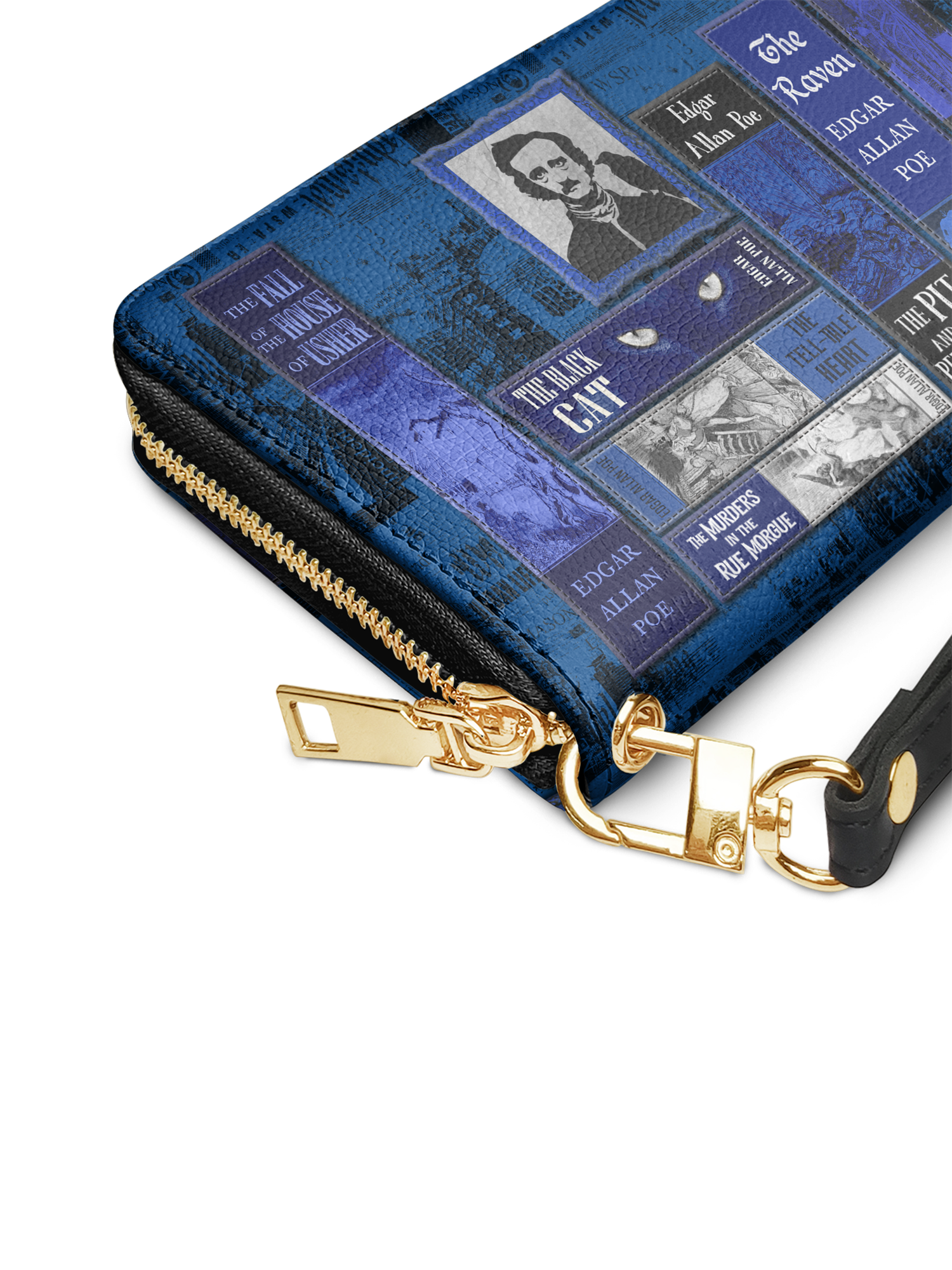 "Poe's Library" Midnight Ink Wallet