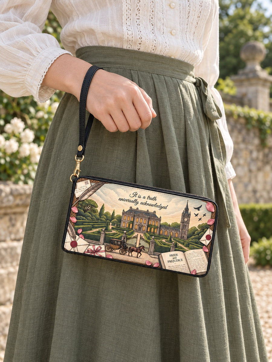 "Pride and Prejudice" Pemberley Long Wallet