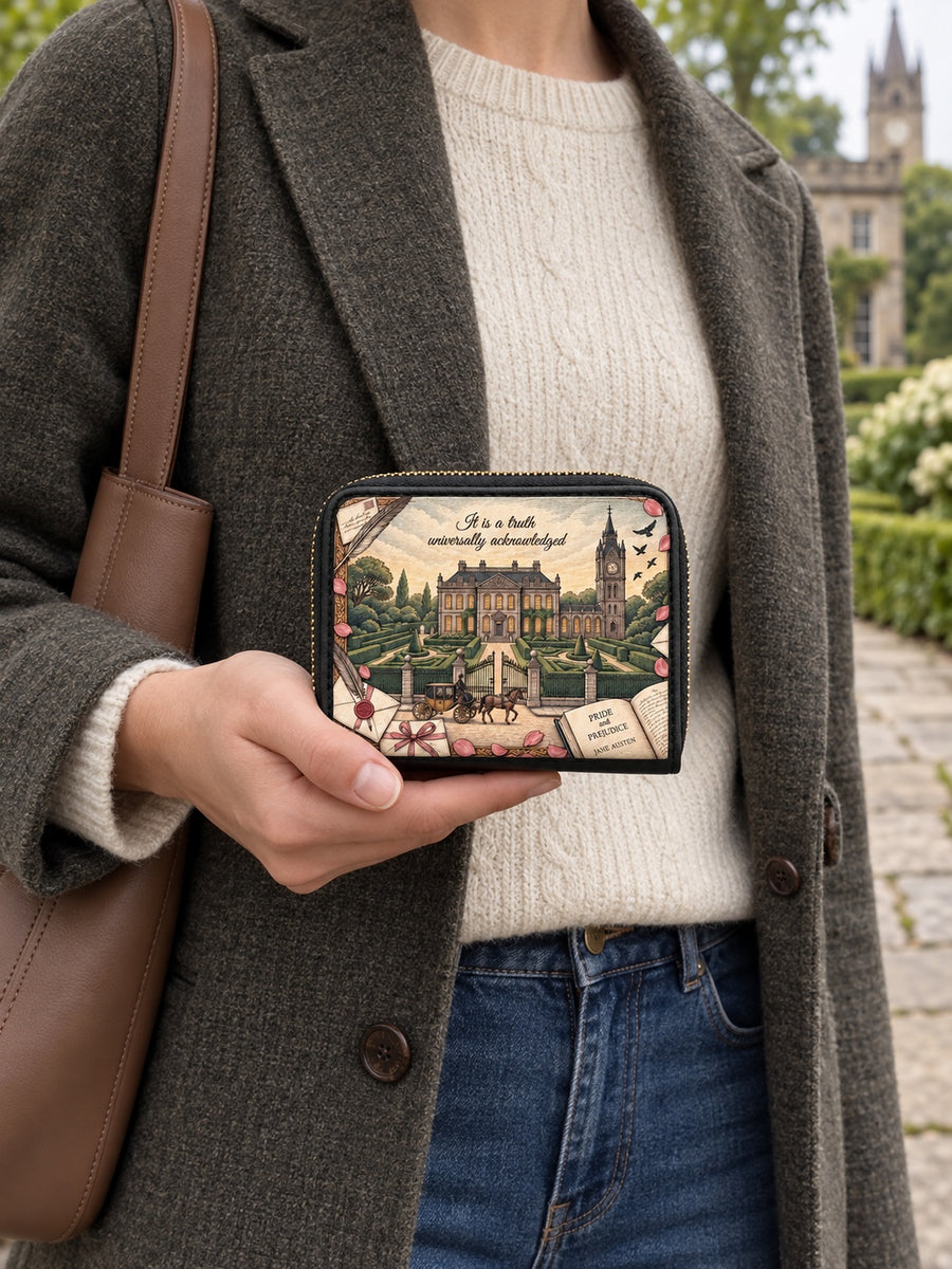 "Pride and Prejudice" Pemberley Mini Wallet