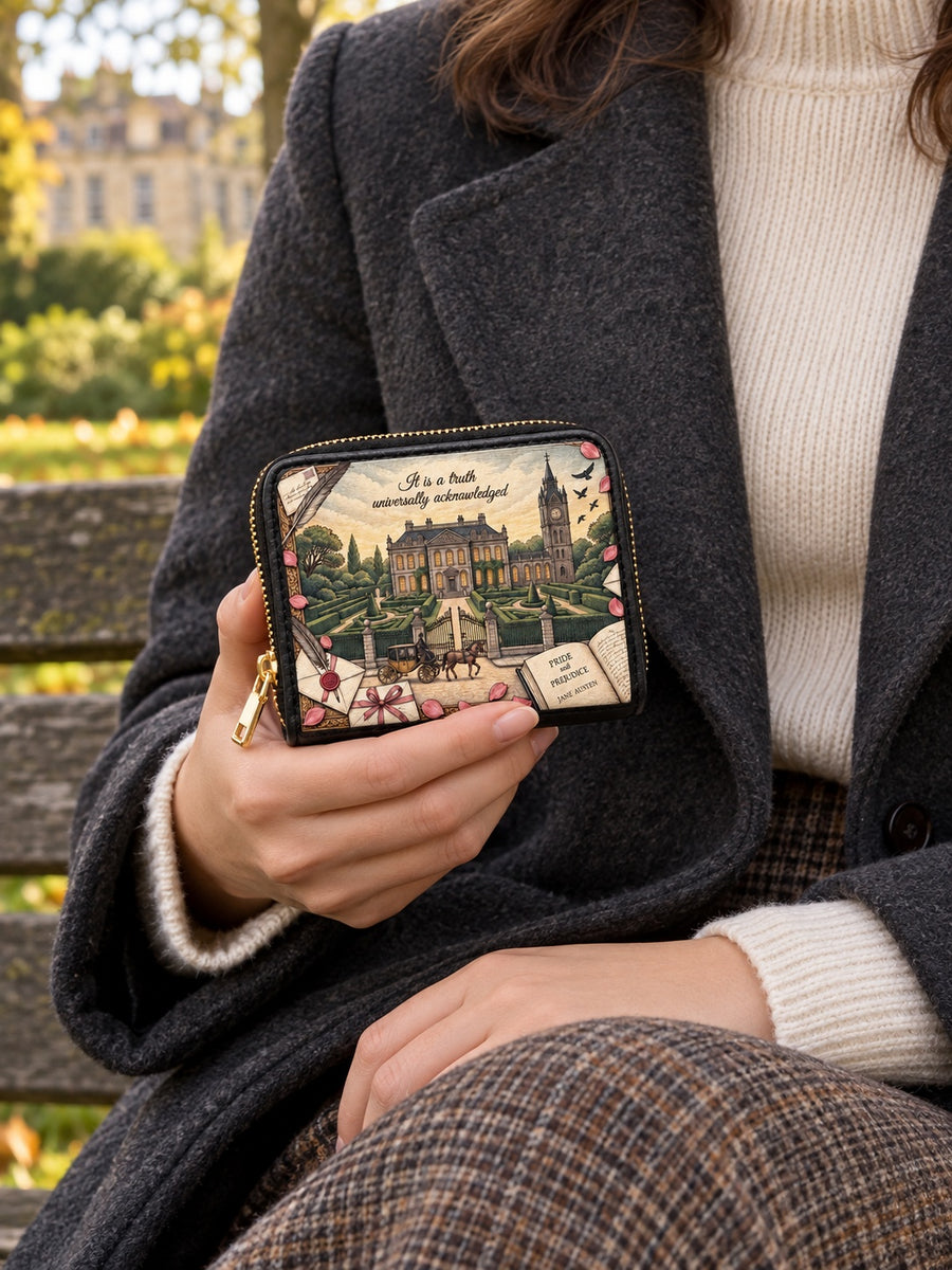"Pride and Prejudice" Pemberley Mini Wallet
