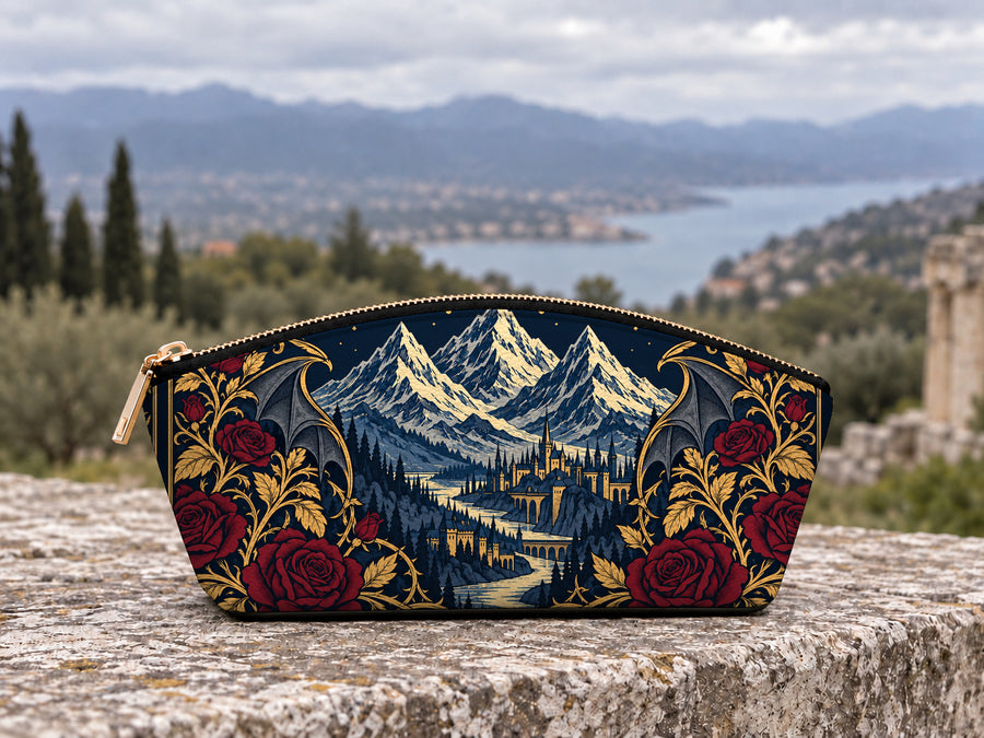 "Rose Mountain" Starlit Valley Eclipse Makeup Bag