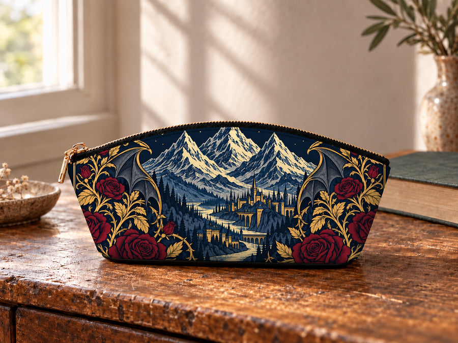 "Rose Mountain" Starlit Valley Eclipse Makeup Bag