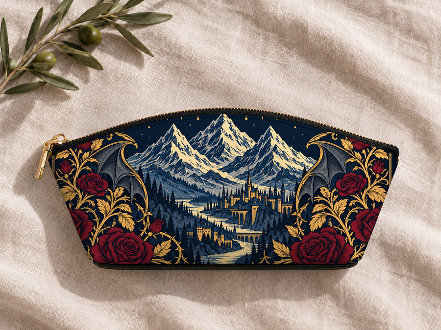 "Rose Mountain" Starlit Valley Eclipse Makeup Bag