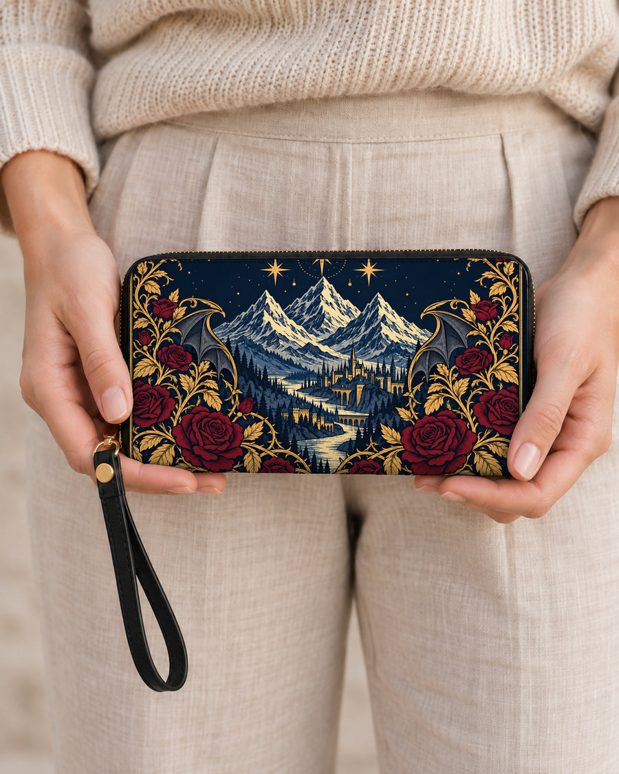 "Rose Mountain" Starlit Valley Long Wallet
