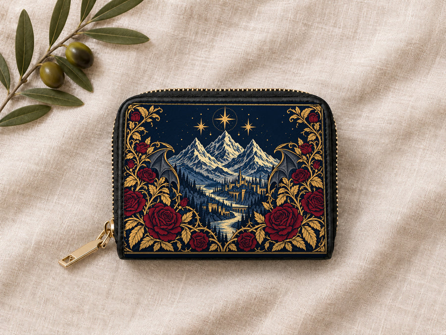 "Rose Mountain" Starlit Valley Mini Wallet