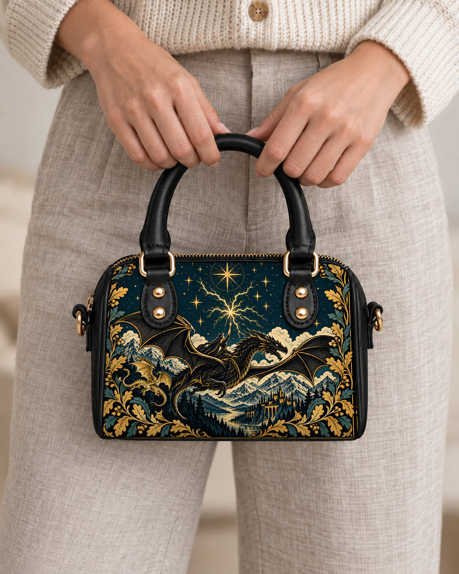 "Stormwing" Black Dragon Mini Satchel