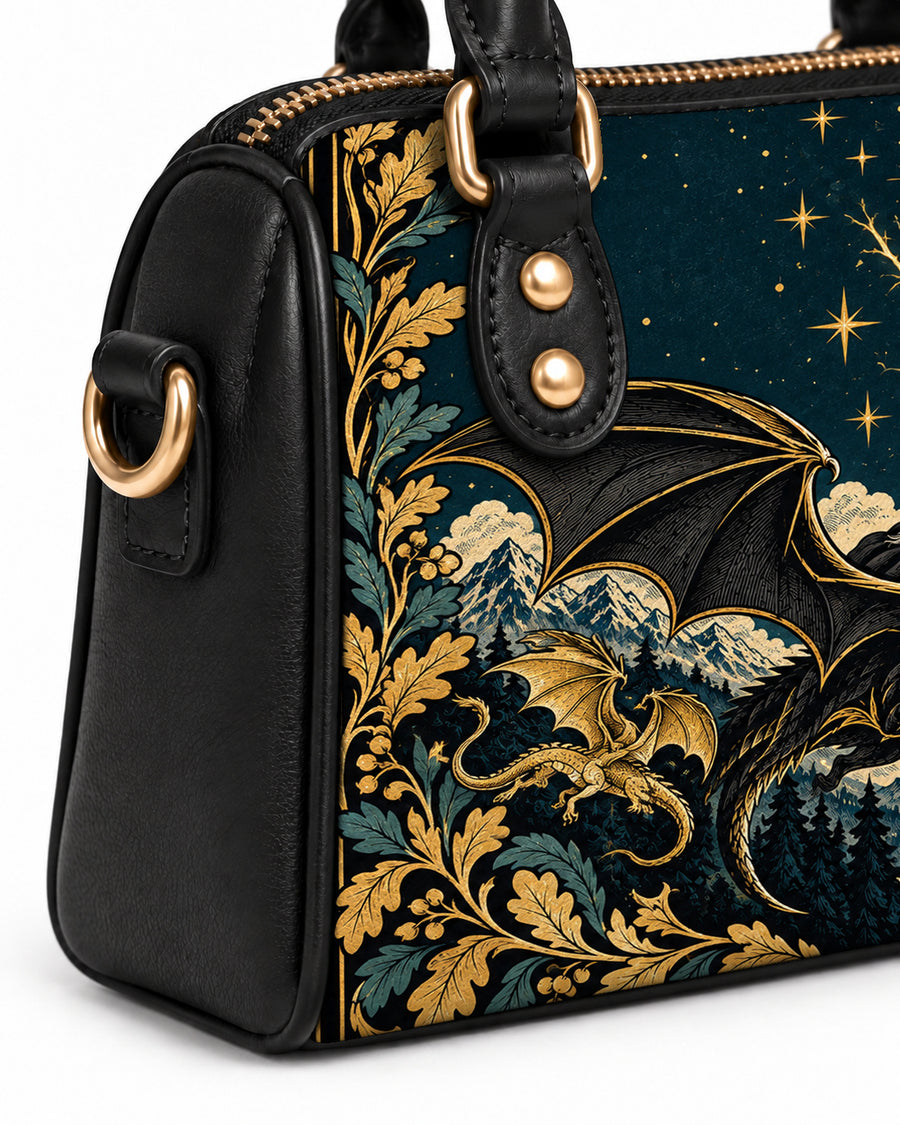 "Stormwing" Black Dragon Mini Satchel