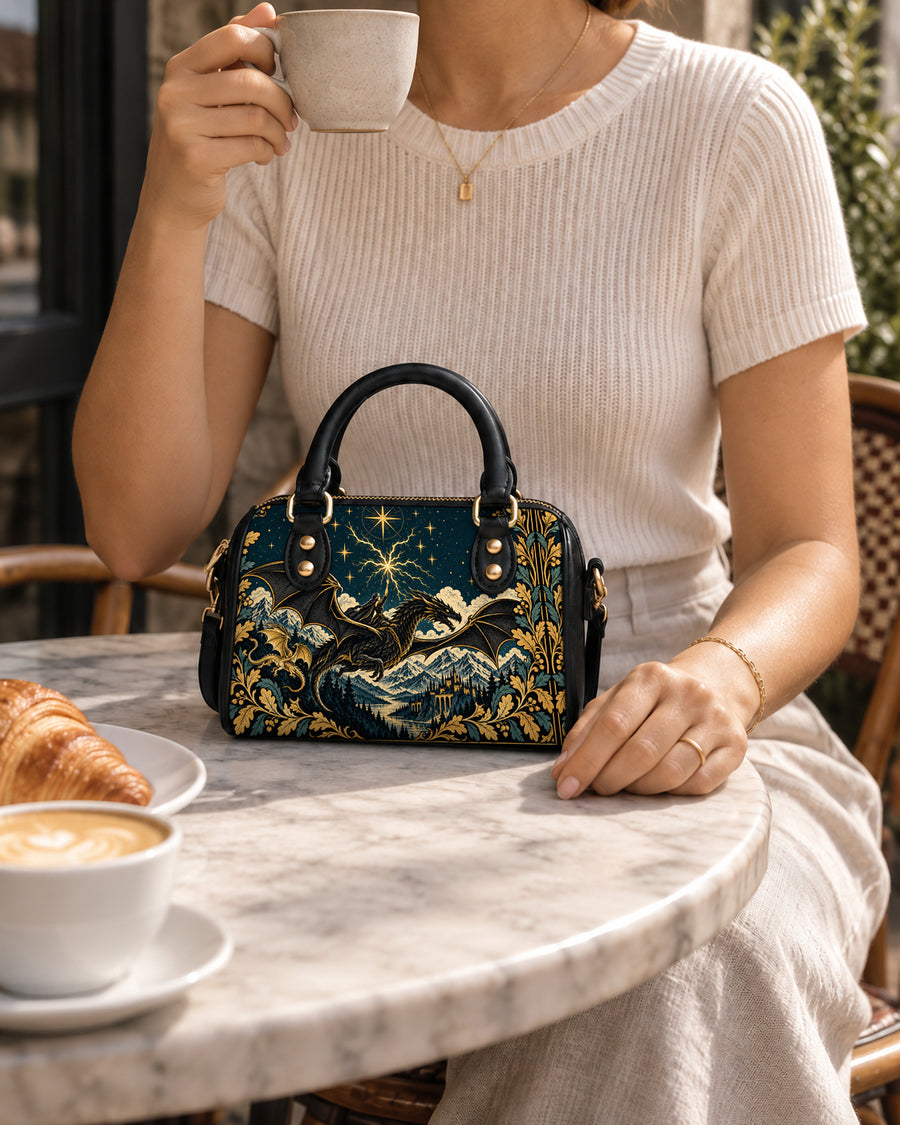 "Stormwing" Black Dragon Mini Satchel