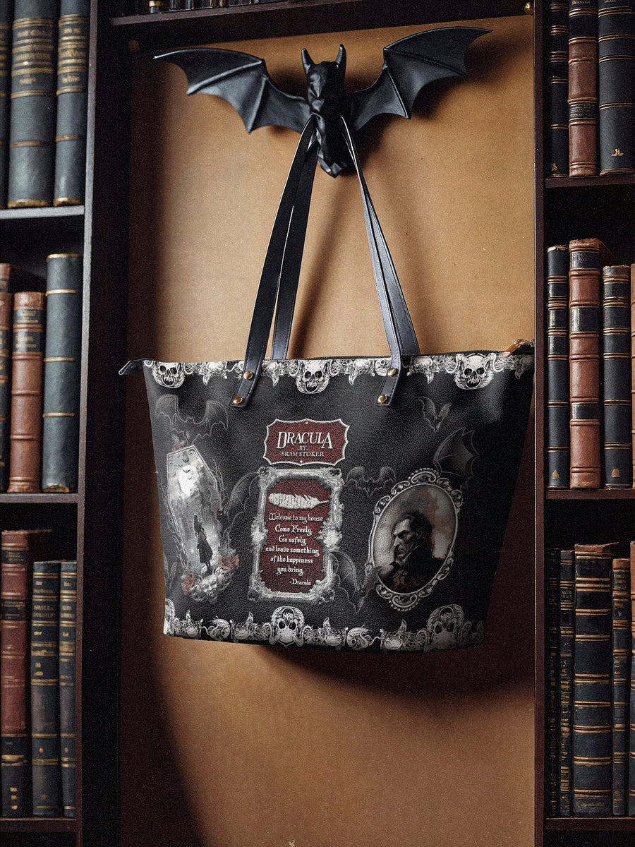 "The Dracula" Leather Tote Bag