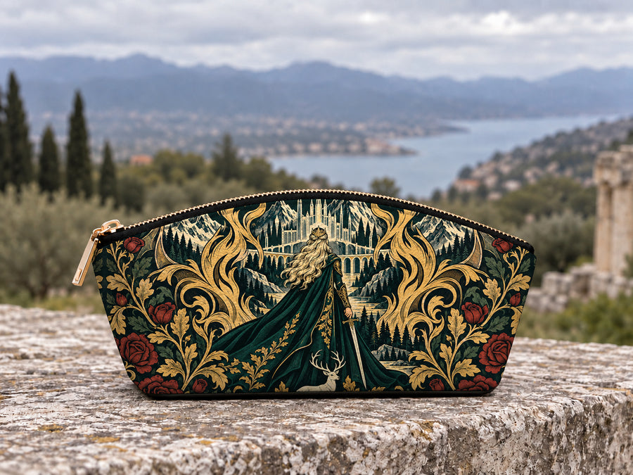 "The Fire Queen" White Stag Eclipse Makeup Bag