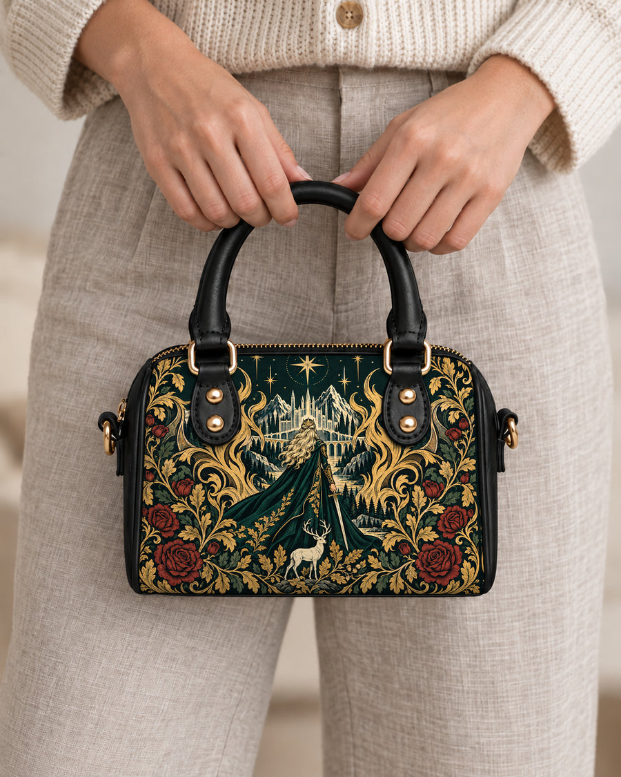 "The Fire Queen" White Stag Mini Satchel